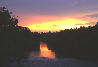 Yadkin River, Sunset, Yadkin County