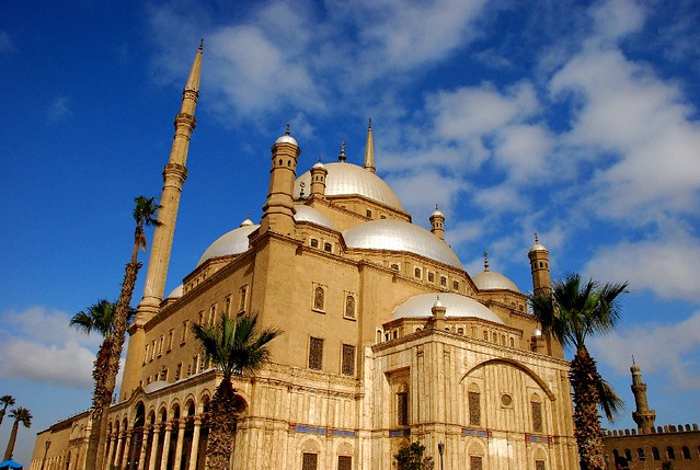 Muhammad Ali Pasha Mosque or Alabaster Mosque at the citadel, Cairo-Egypt