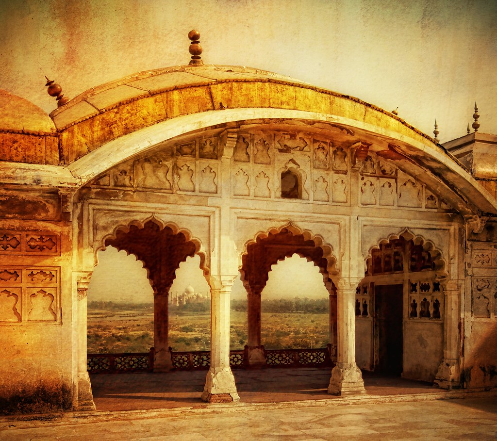 The Taj from Akbar's Palace