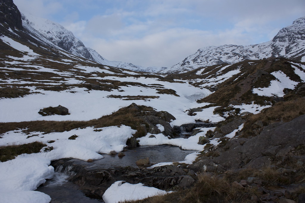 The burn in Coire Lair