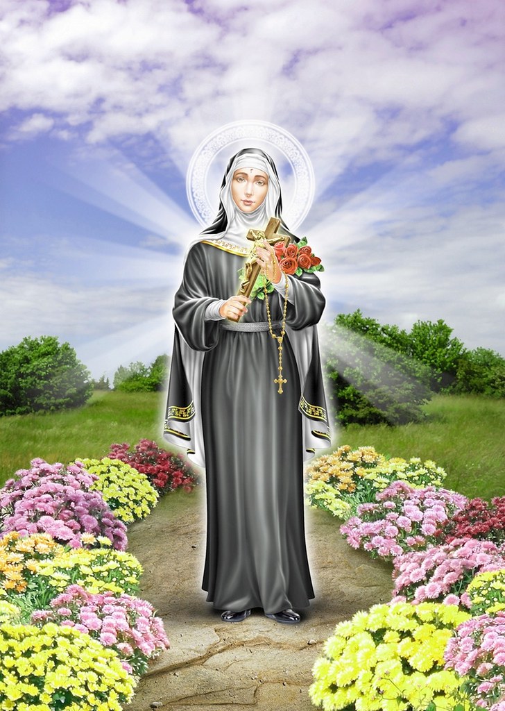 Sainte Rita de Cascia priez pour nous. 