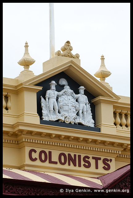 The Old Colonist's Hall Architecture Details, Ballarat, VIC, Australia