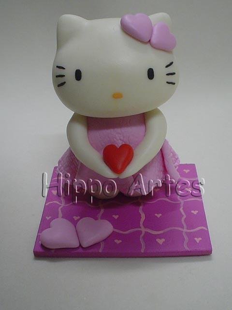 Hello Kitty de Biscuit - Topo de Bolo