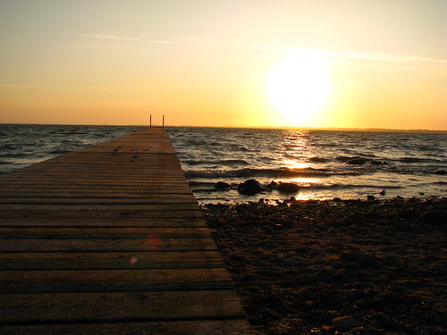 sunset beach strand denmark europe danmark solnedgang vand skive knud spøttrup spottrup