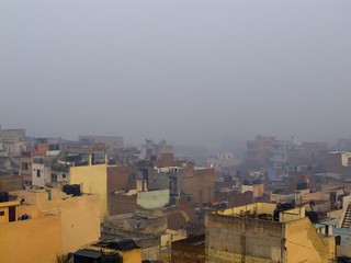 A foggy day at Delhi