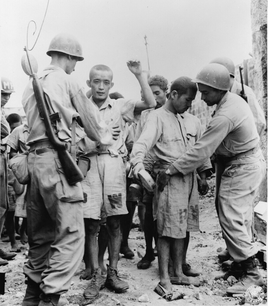 Japanese Prisoners Of War Manila Philippines 1945 2 A Photo On