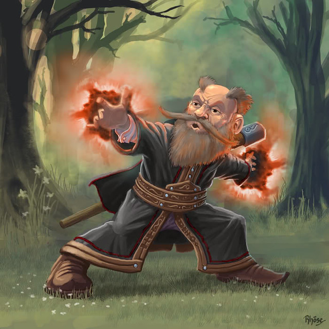 gnome-dwarf wizard