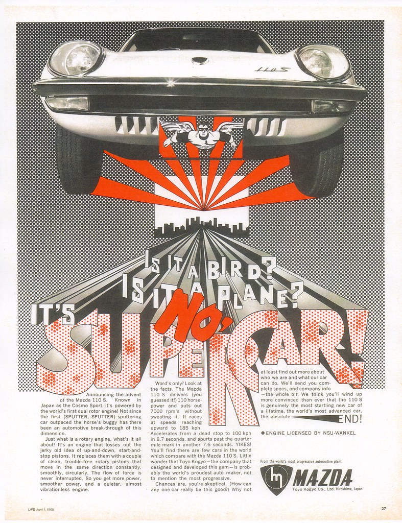 TOMO⭐︎ 希少⭐︎1989A&F COUNTRYカタログ ヴィンテージ 1968 Mazda 110S (Int'l) | The first rotary engine Mazda, kno… | Flickr