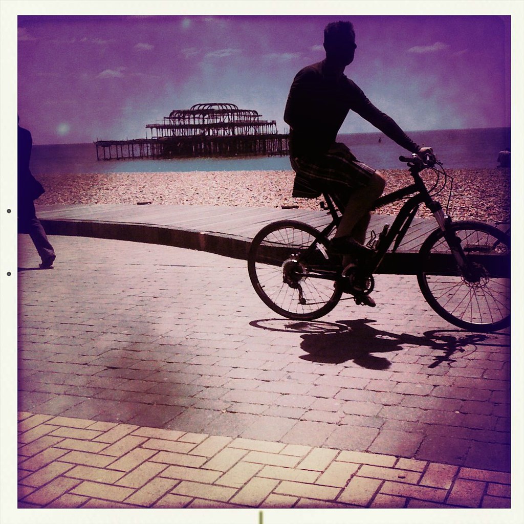 Seaside bike ride | Hipstamatic | DollyArt | Flickr
