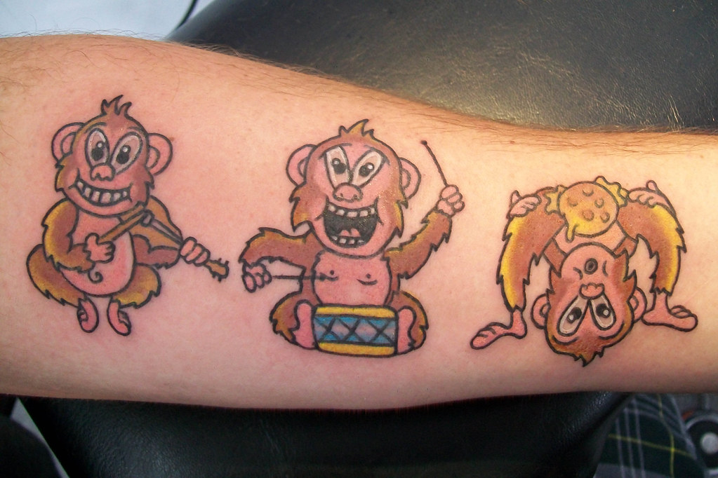 Three Wise Monkeys Done by Darin Cooper at Tattoo Expressions in  Birmingham AL  rtattoos