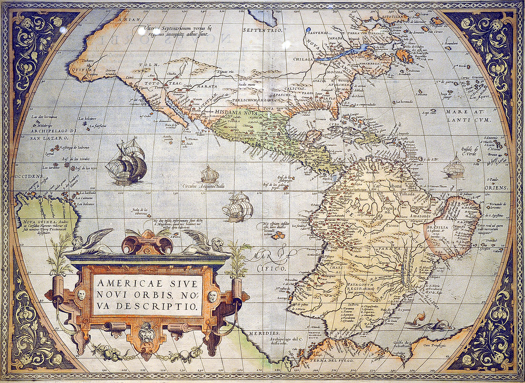 Map of America 1570 | Abraham Ortelius, 1527-98 Americae siv… | Flickr