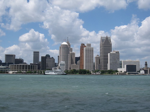 Detroit skyline | Detroit skyline seen from Windsor, Ontario… | Flickr