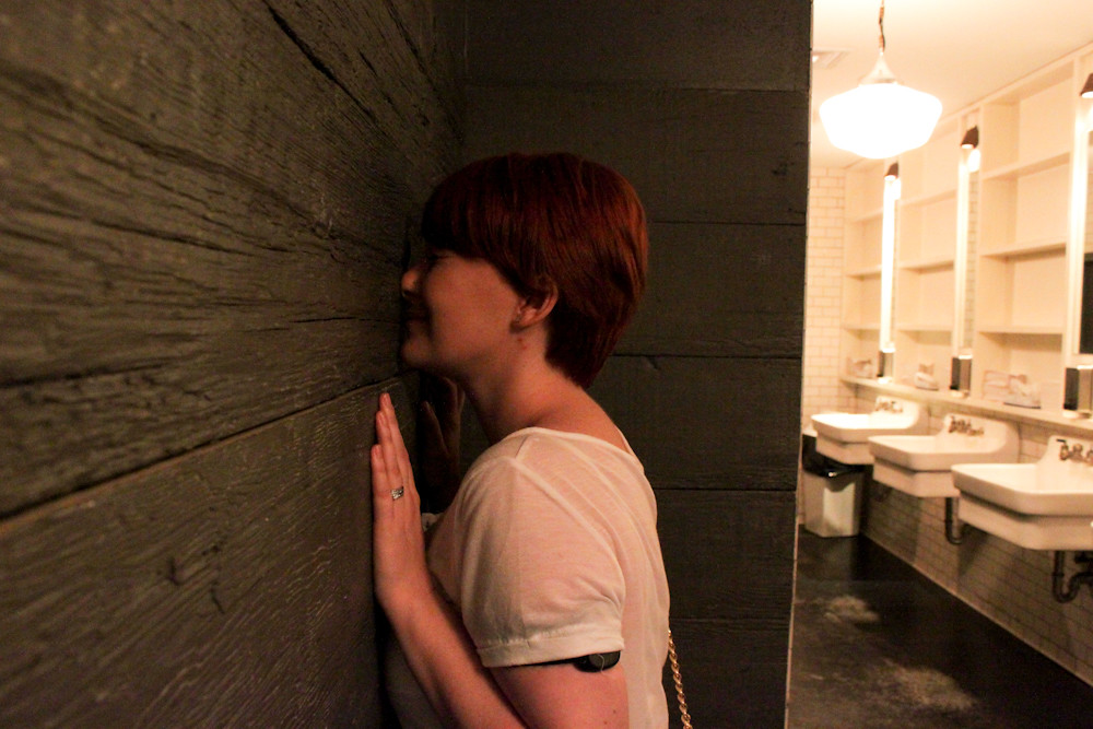 looking through the porn peephole at The Smith in the East… | Flickr