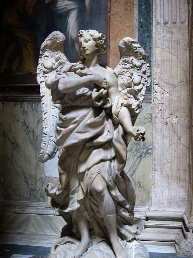Angel statue inside Pantheon | Kirstie Warner | Flickr
