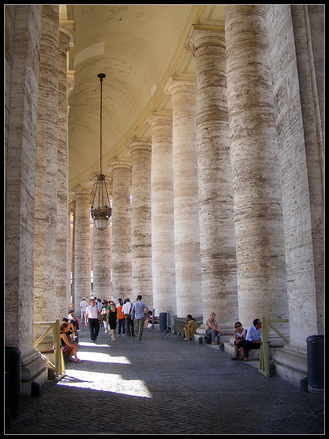 Tuscan Collonades of Saint Peter's Square, Vatican