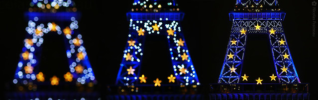 Tour Eiffel : période bleue - Eiffel Tower : Blue Age