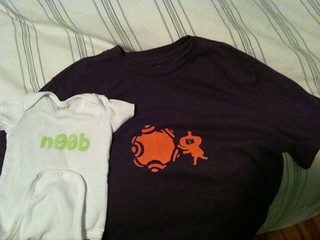 Stenciling project | Thanks to Kim for the noob onesie idea … | Flickr