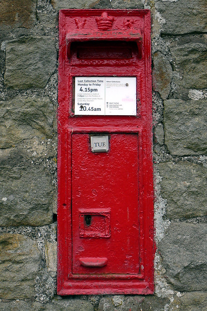 Victorian postbox, Denton LS29