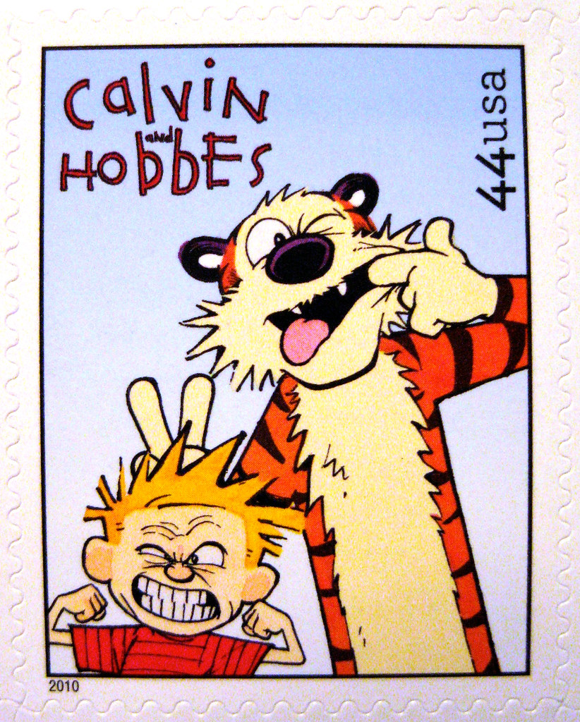 2010 Calvin and Hobbes Comics Character Stamp 2652 | Flickr