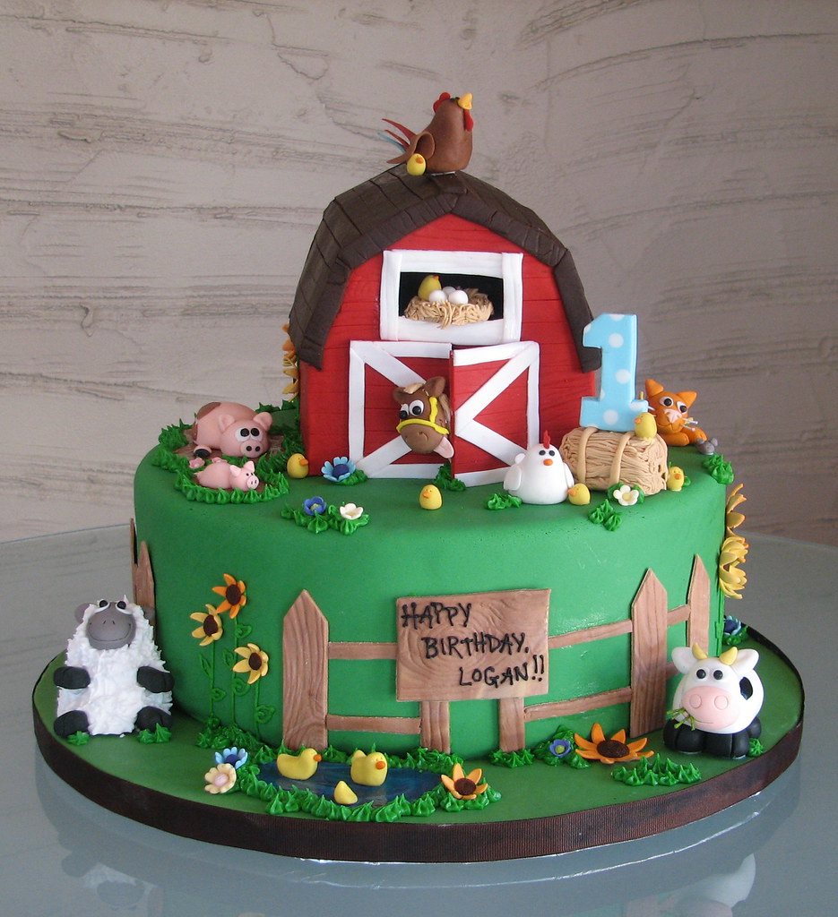 Farm Animal Cake | BCA029 Thanks for all of the wonderful co… | Zoe Lukas |  Flickr