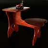 Amish Child's Desk with Heart Seat by Alvydas
