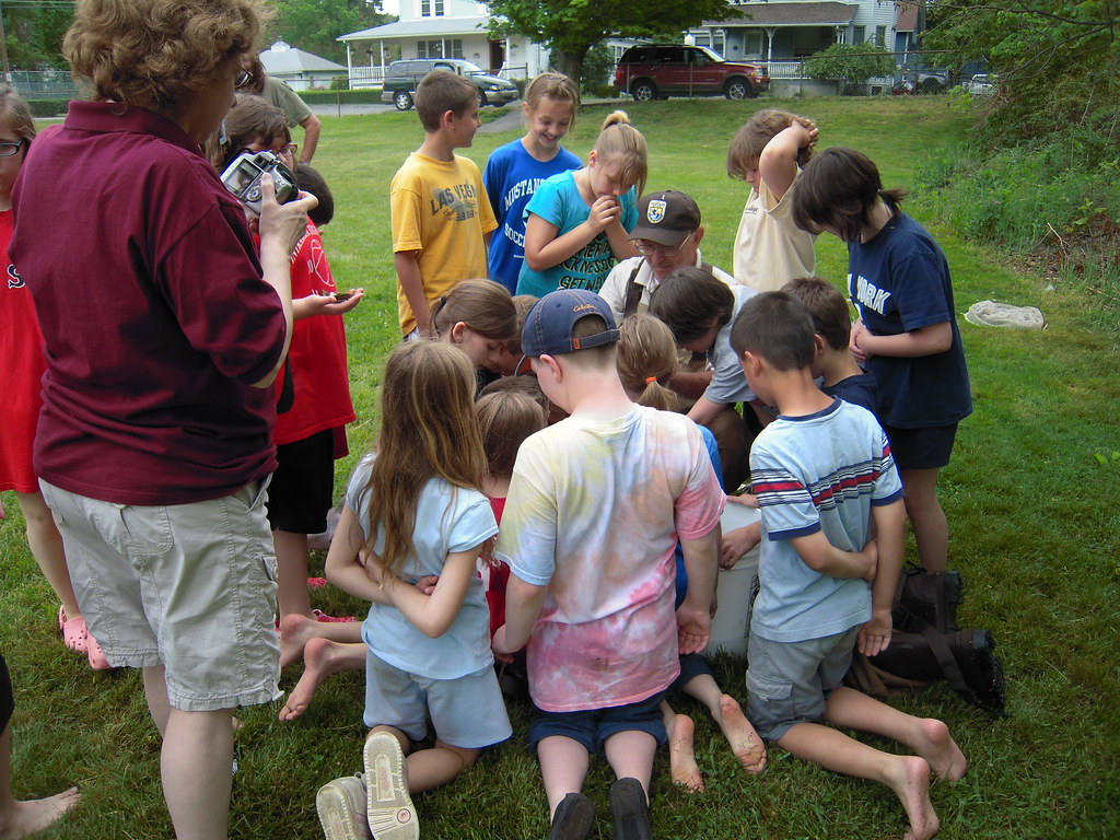Gathered around the collection bucket | Photo Credit: Gillia… | Flickr