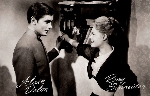 Alain Delon and Romy Schneider in Christine (1958)