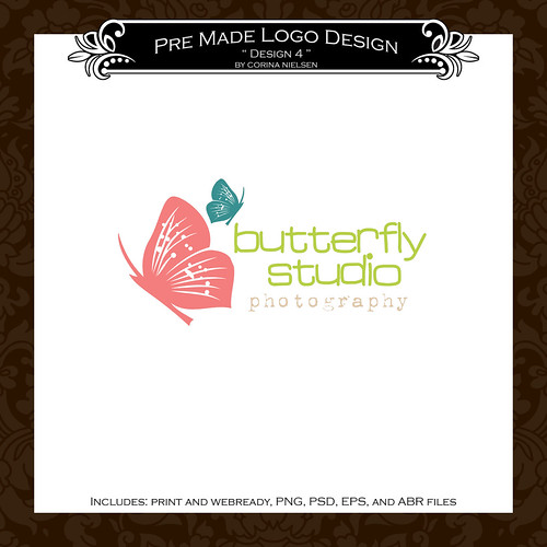 Pre Made Logo Design #4- AVAILABLE | by Corina Nielsen 2009