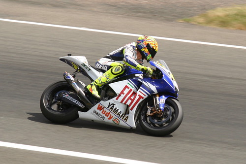 Rossi during qualifying | by David Brimble