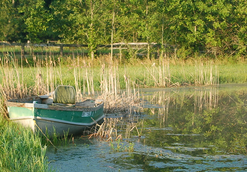 Boat on a pond | Boat on a farm pond. | Steve Blake | Flickr