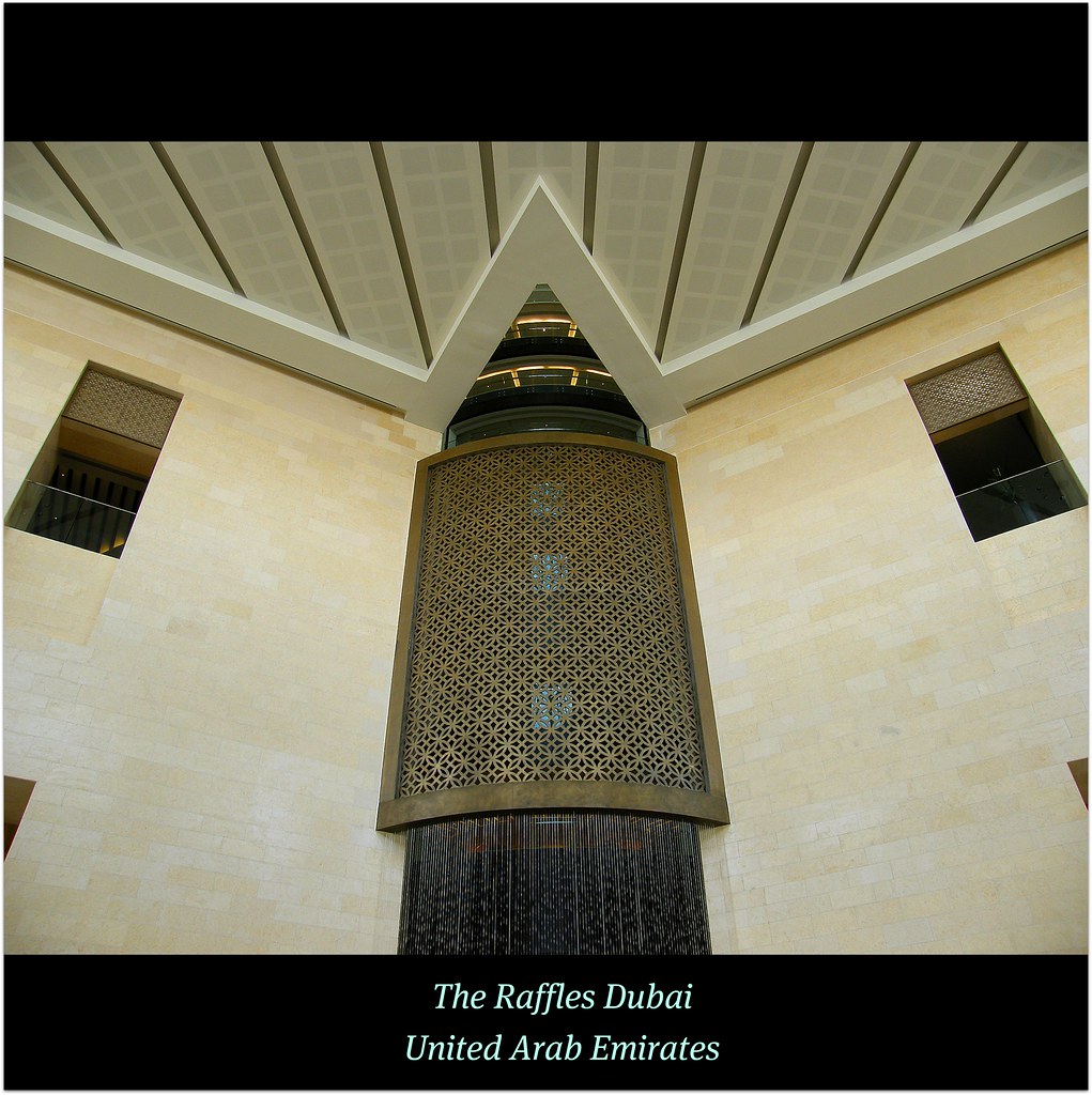The Raffles Hotel Dubai, UAE : ICON : Follows in the tradition of the Raffles Hotel in Singapore. WORLD : SENSE : HOSPITALITY! Enjoy! :) by || UggBoy♥UggGirl || PHOTO || WORLD || TRAVEL ||