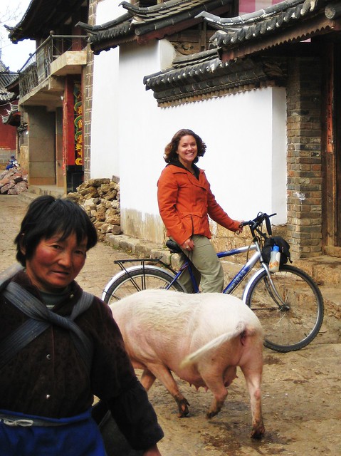 On the streets of Baisha - near Lijiang, China