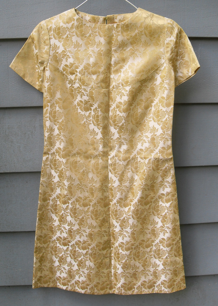 Vintage 1960s Gold Brocade dress | Charlotte Self | Flickr
