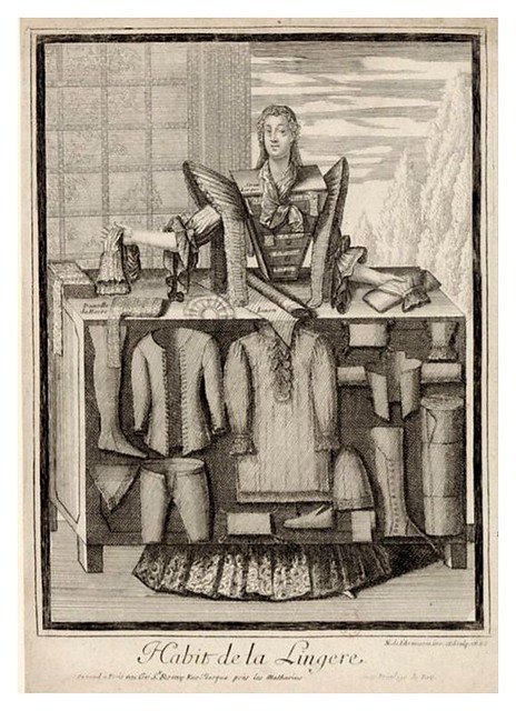 047-Vestimenta de la lavandera-Les Costumes Grotesques 1695-N. Larmessin-BNF