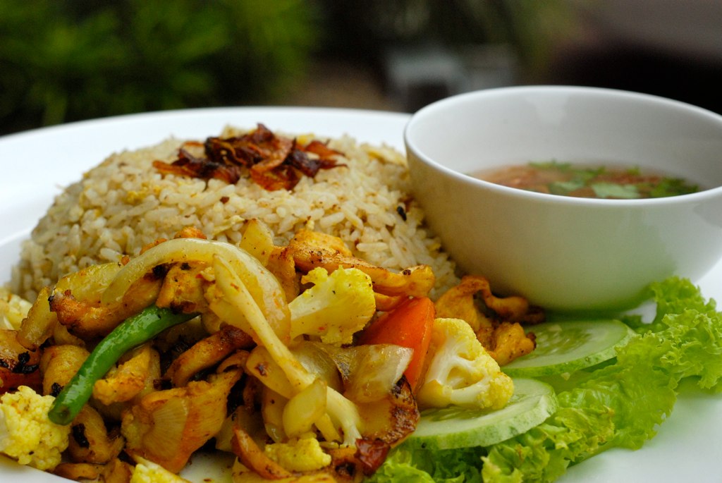 Delicious Nasi Goreng Ayam Kunyit Cooked To Perfection By Flickr