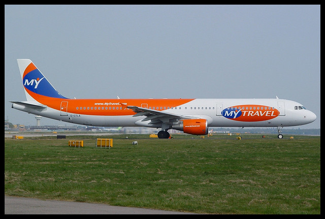 MyTravel Airways - Airbus A321-211 G-CTLA @ London Gatwick