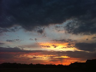 Sunset on iPhone 4