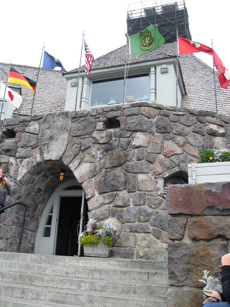 Main Entrance to Timberline Lodge
