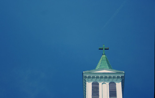 old blue summer sky tower church architecture outdoors faith maryland stmichaels rastajellyfish
