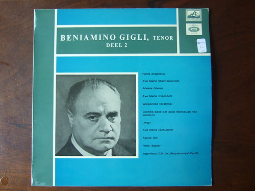 Beniamino Gigli - Tenor Deel 2, EMI His Master's Voice HMV… | Flickr