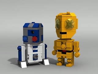 Cube Dudes R2-D2 and C-3PO by Steven Reid, on Flickr