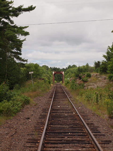 Train Tracks and Old but still active Rail Bridge