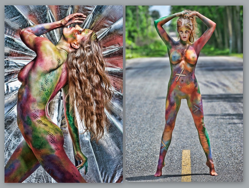 Art Body Painting Mila Avani by Anna Wilinski. 