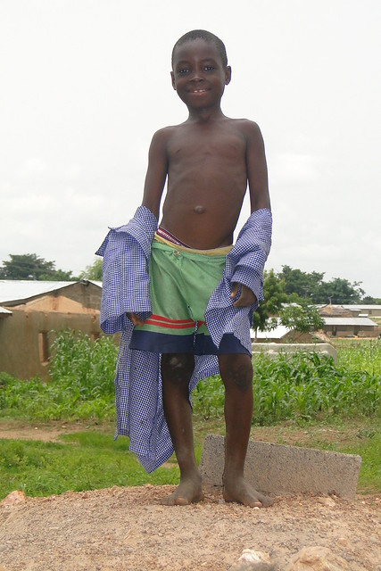 Young Boy Strikes a Pose - Zebilla - Ghana