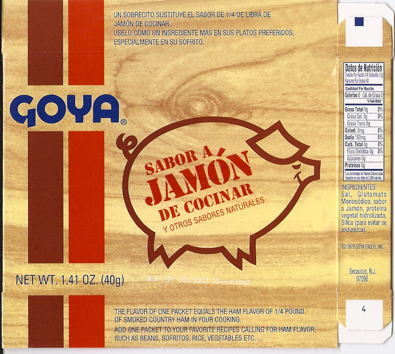 Goya Ham Flavor Box, Gregg Koenig