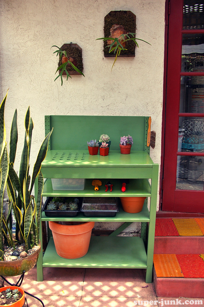 potting bench ikea hack | I built a potting bench from lefto… | Flickr