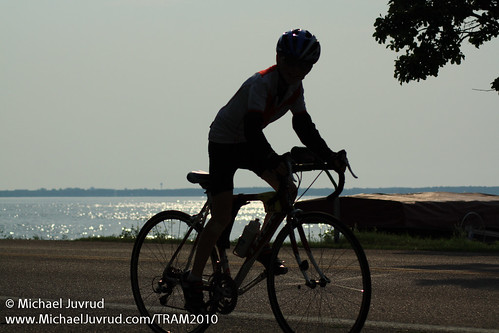 lake minnesota bike bicycle silhouette us tour unitedstates day4 thursday view2 2010 mstram ottertail 20100729