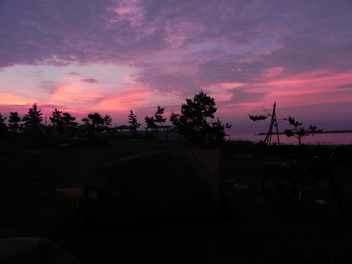 sunset 夕日 日の入り japan 日本 honshuu 本州 touhoku 東北 iwateken 岩手県 purple