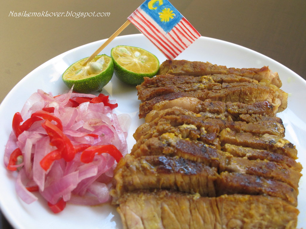 Daging Bakar Roasted Turmeric Beef And Air Asam Nasi Lemak Lover Http Nasilemaklover Blogspot C Flickr