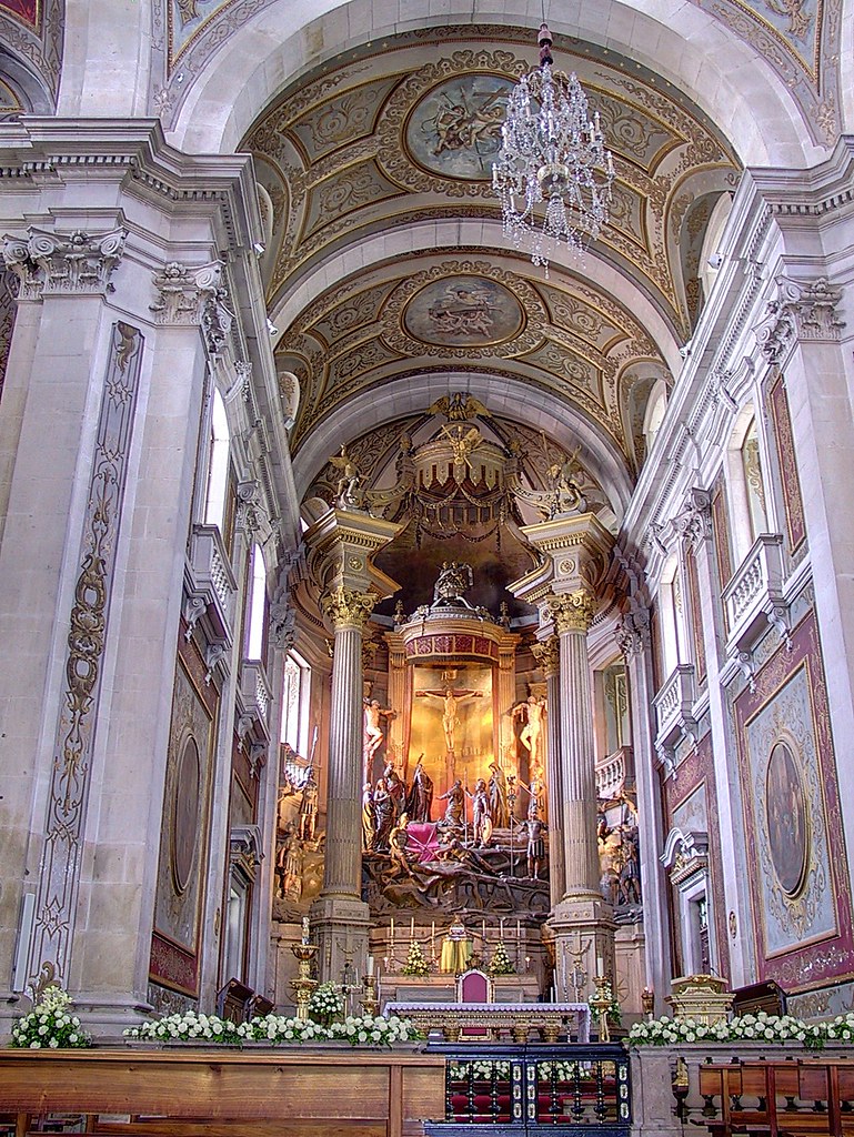 Main altar in Bom Jesus do Monte Church by Frans Harren